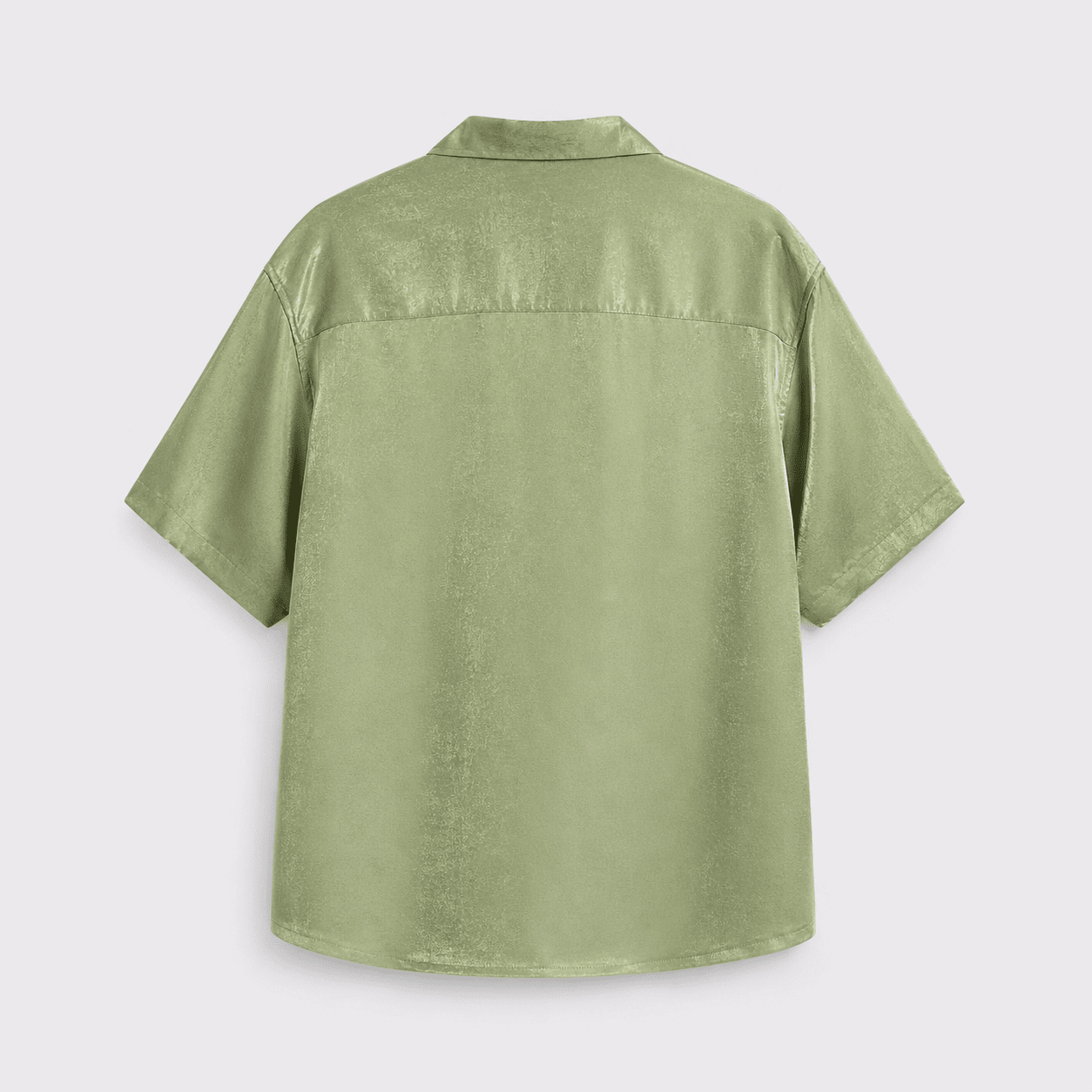 Bambu Yeşili Kadife Oversize Erkek Gömlek - Afterbase