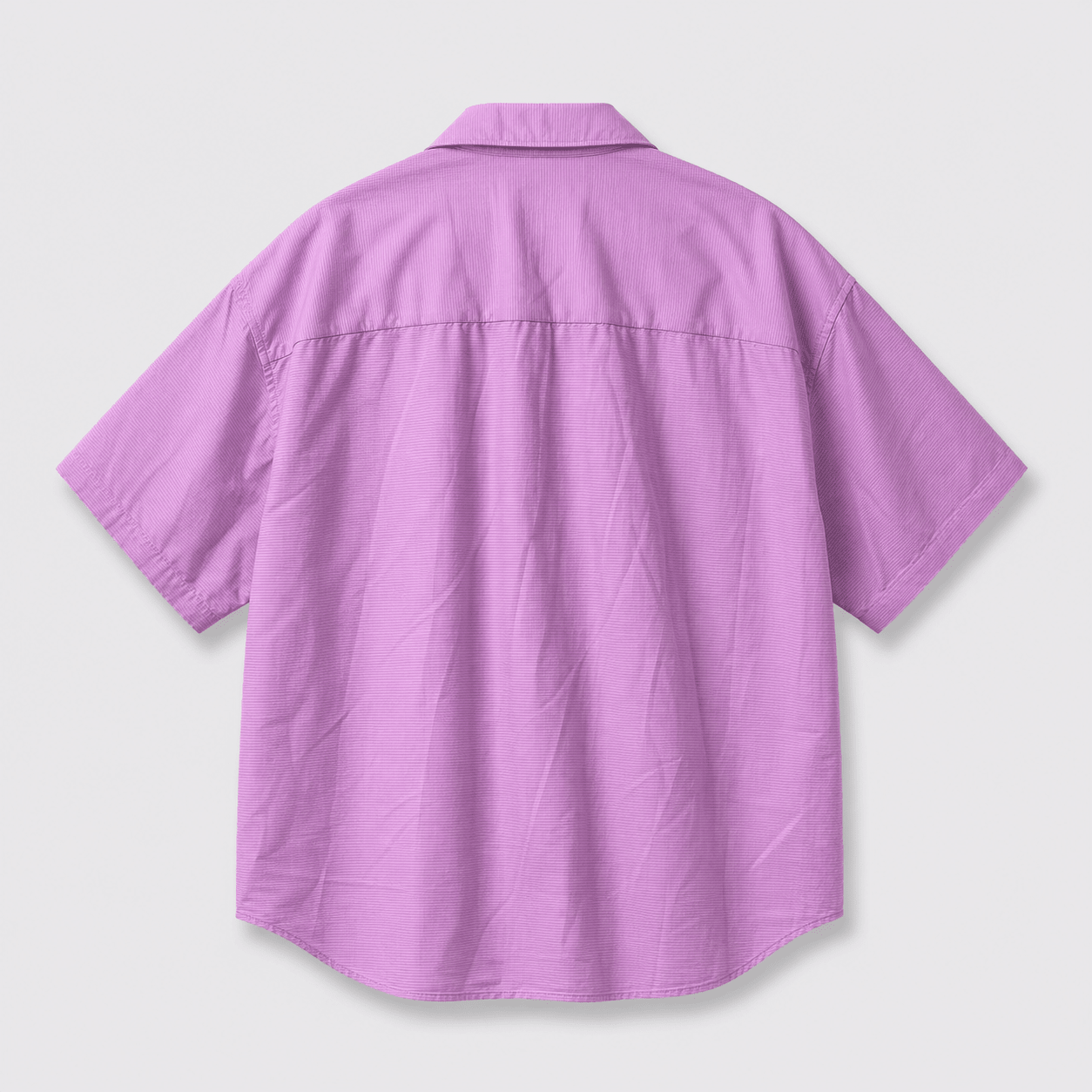 Pembe-Mor Oversize Erkek Gömlek - Afterbase