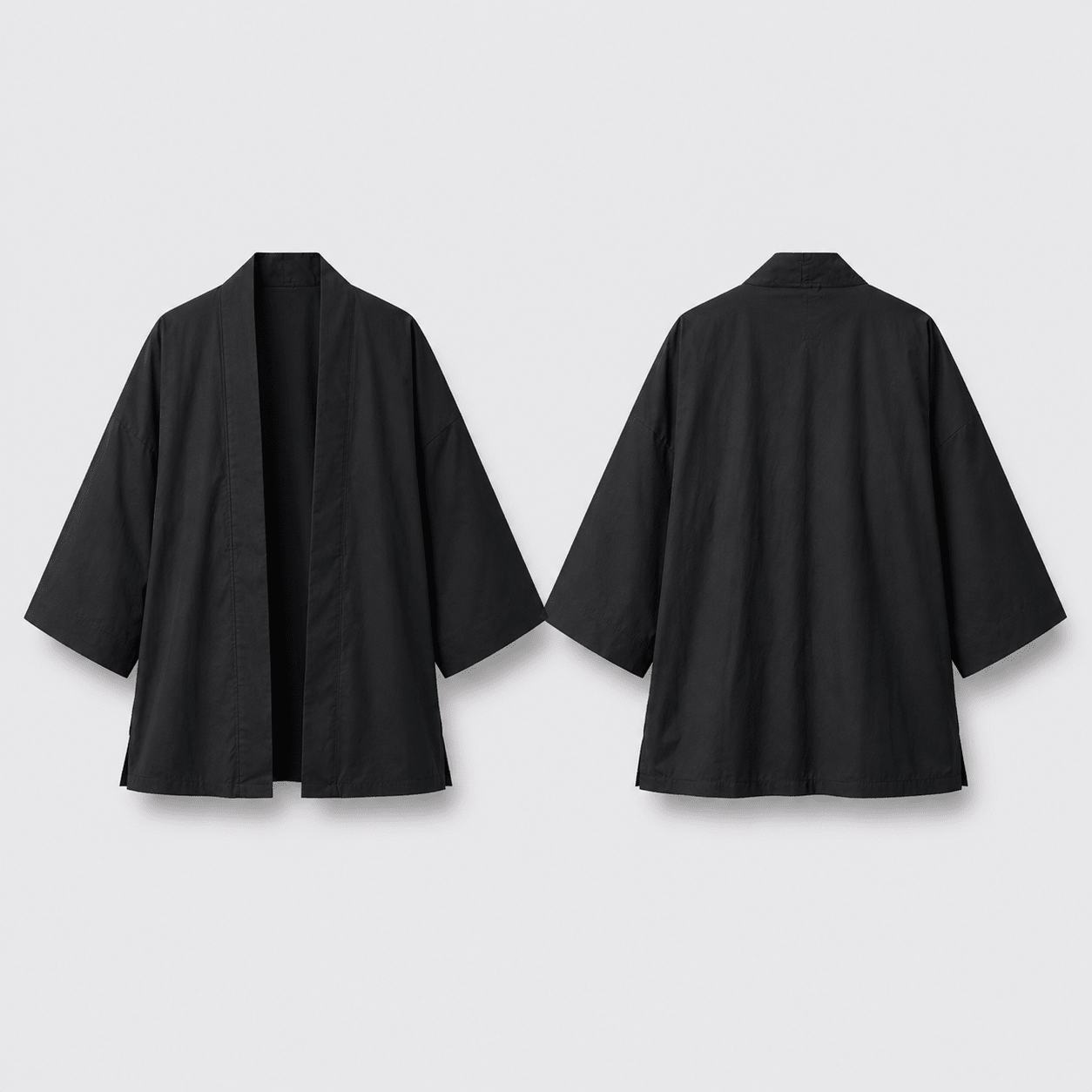 Siyah Unisex Kimono - Afterbase