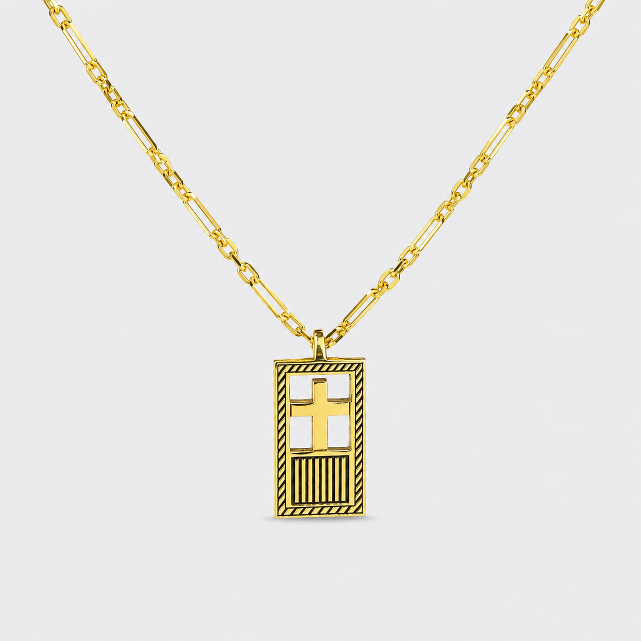 Crossframe Kolye — The Bones x Afterbase