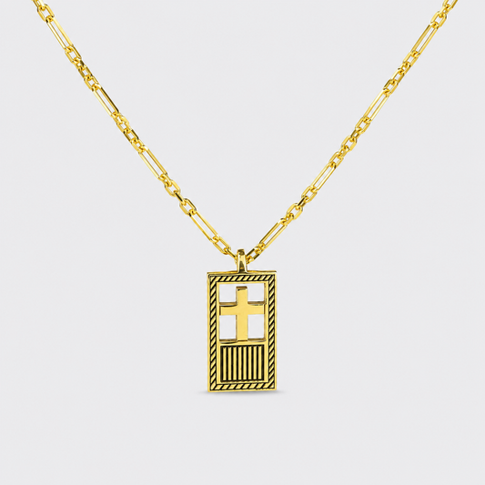 Crossframe Kolye — The Bones x Afterbase
