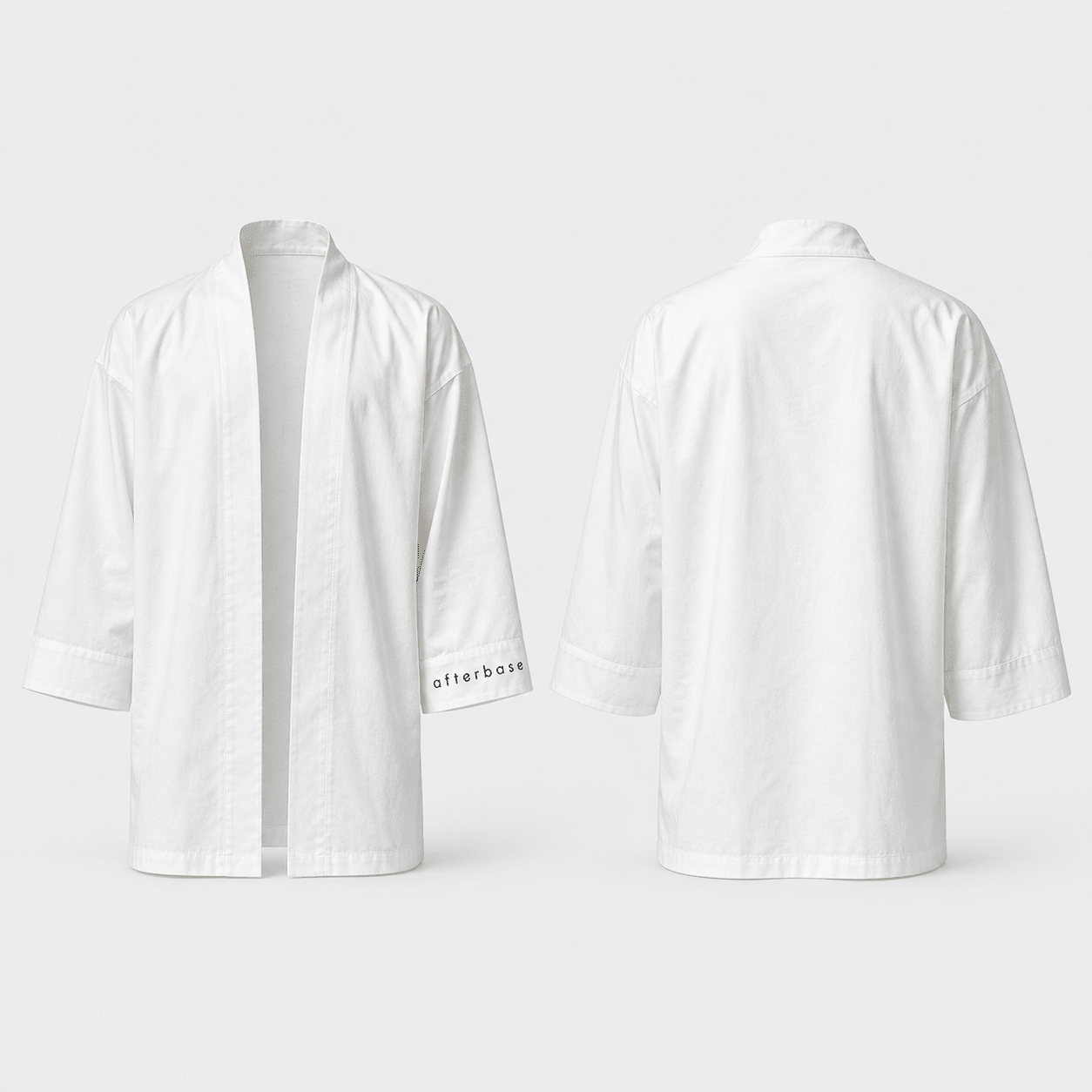 Beyaz Unisex Kimono - Afterbase