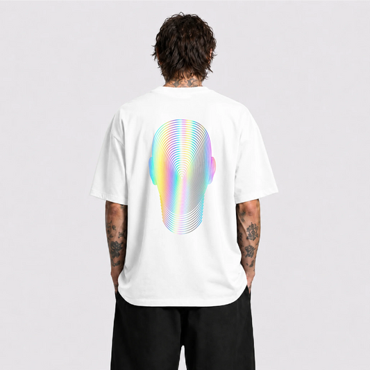 Dimension Reflektörlü Oversize Unisex Tişört