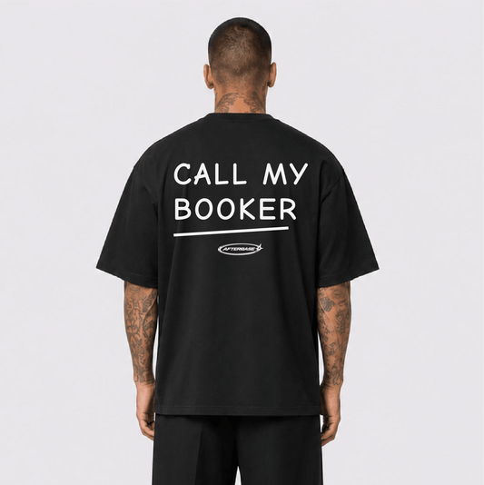 Call My Booker Oversize Tişört - Afterbase