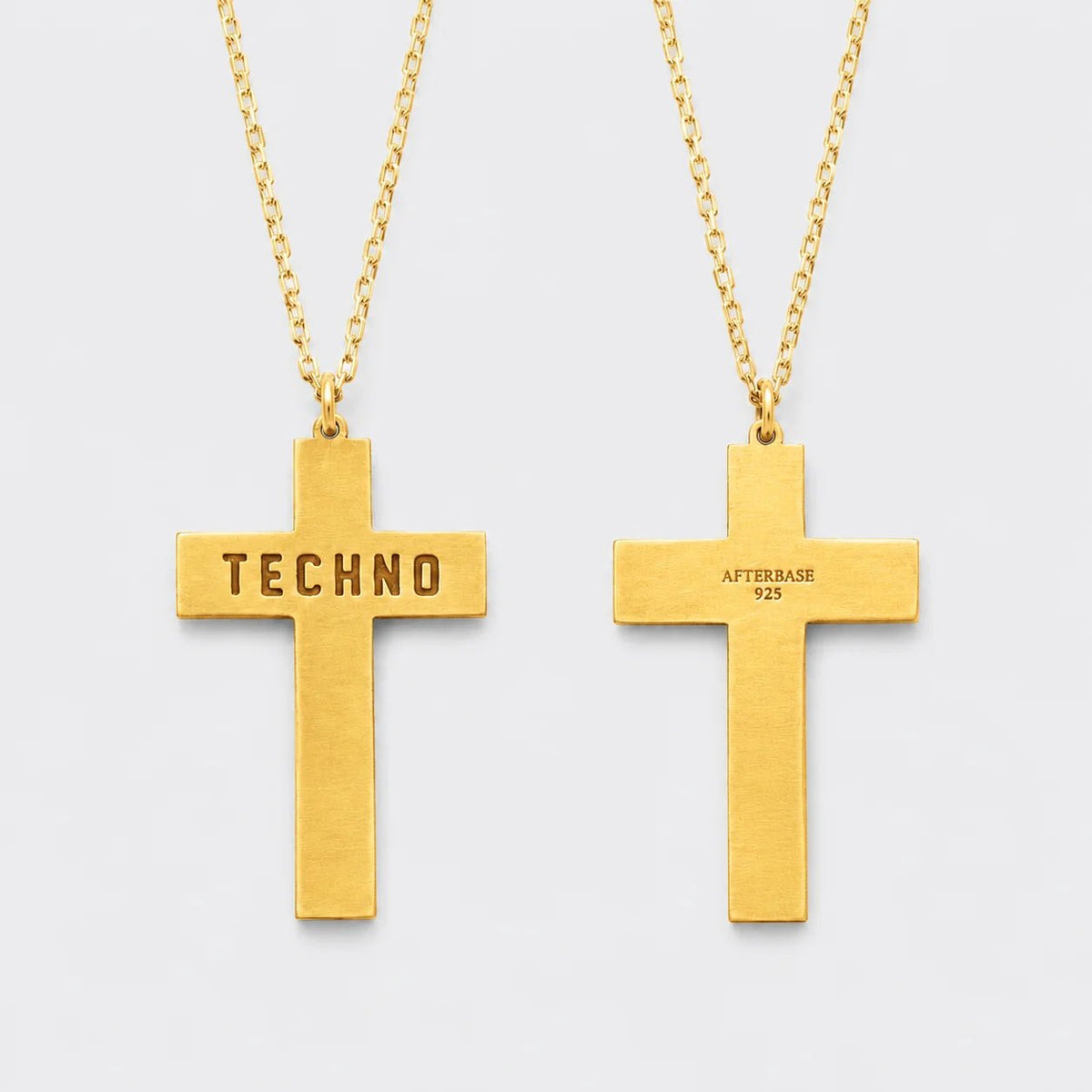 Techno Cross Kolye - Afterbase
