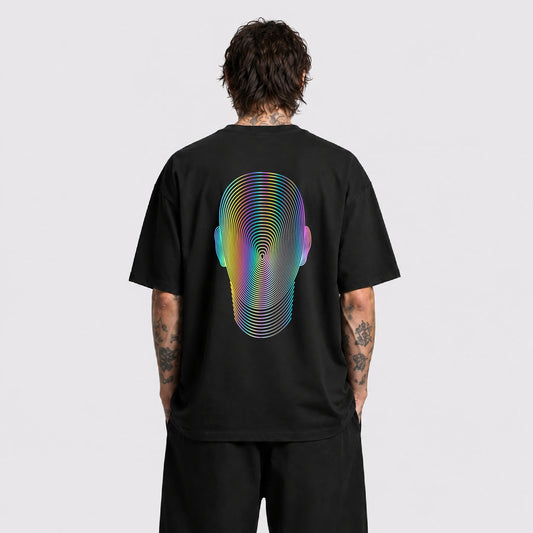 Dimension Reflektörlü Oversize Unisex Tişört
