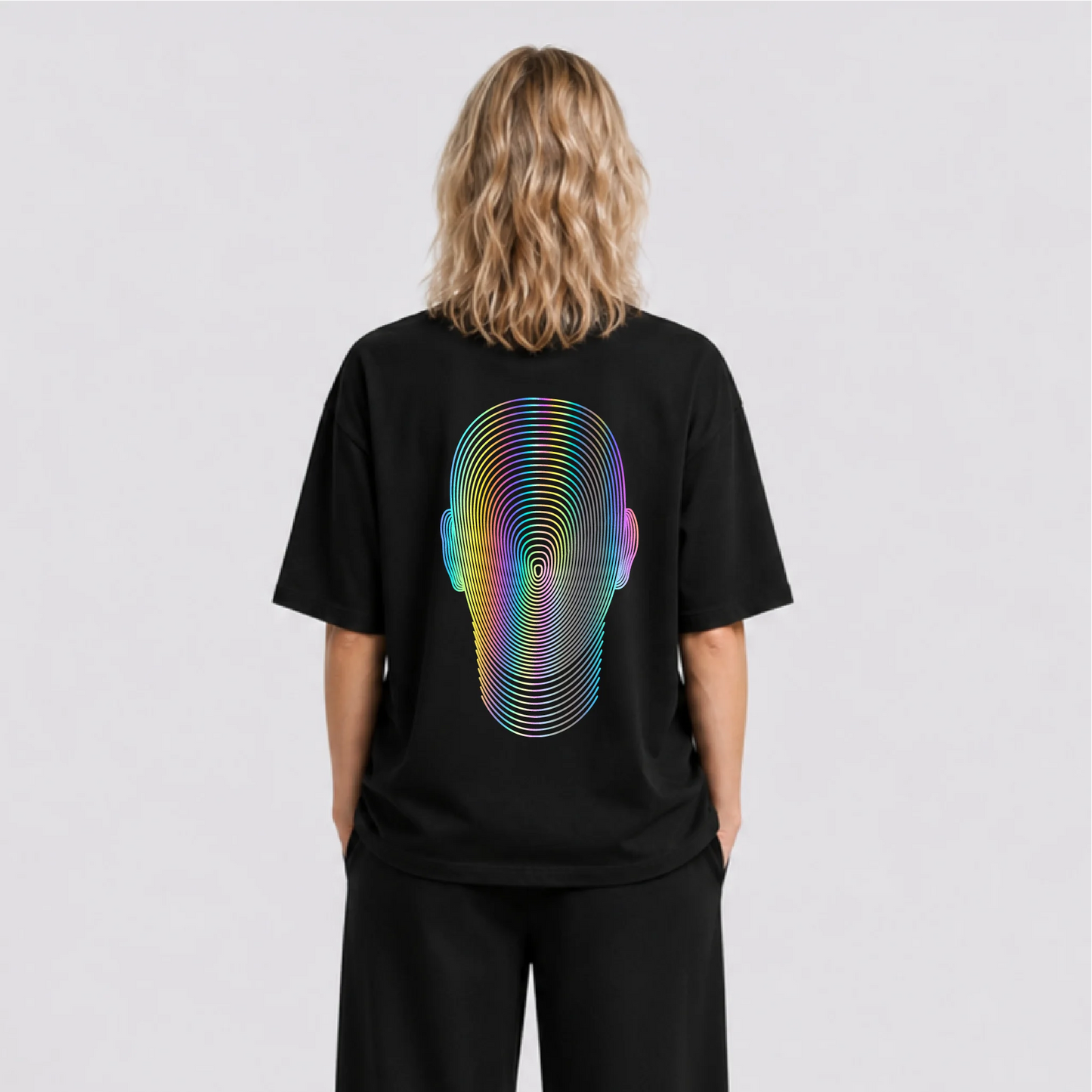 Dimension Reflektörlü Oversize Unisex Tişört