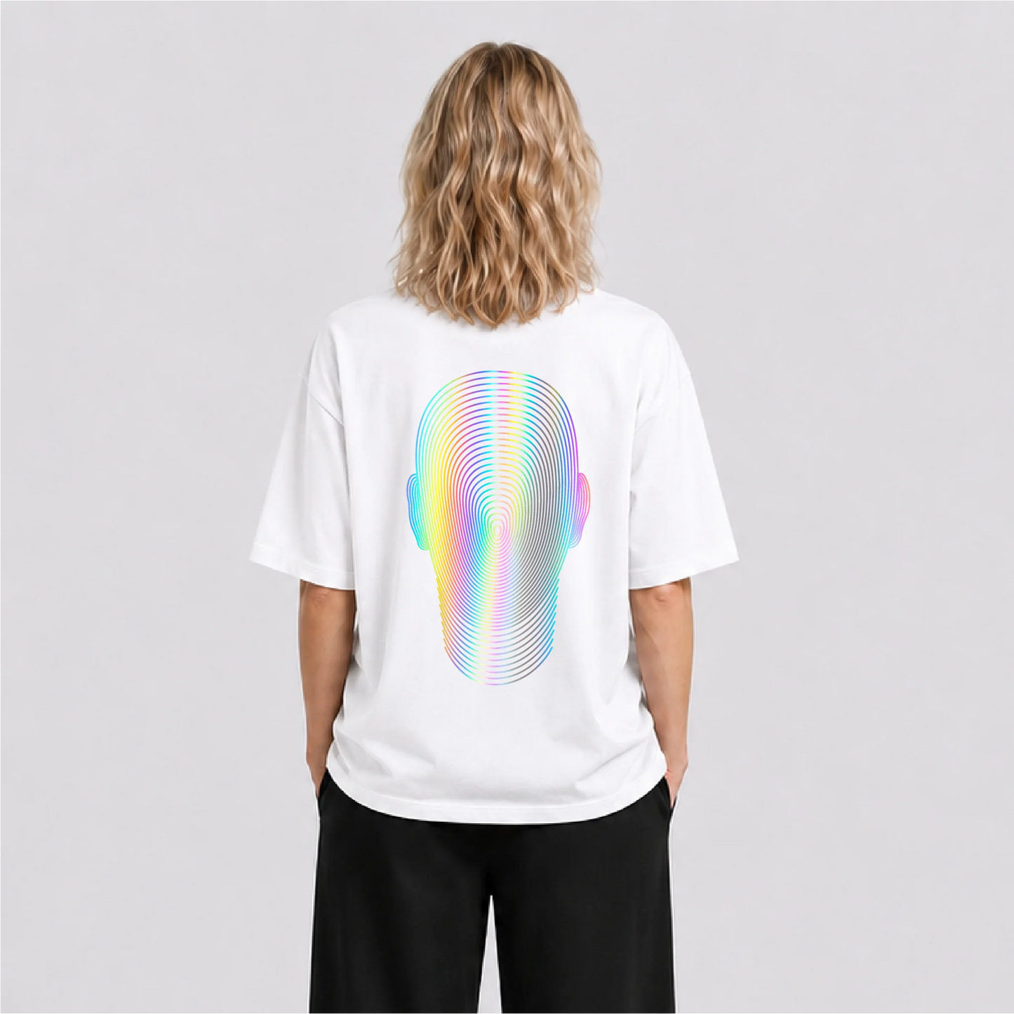 Dimension Reflektörlü Oversize Unisex Tişört