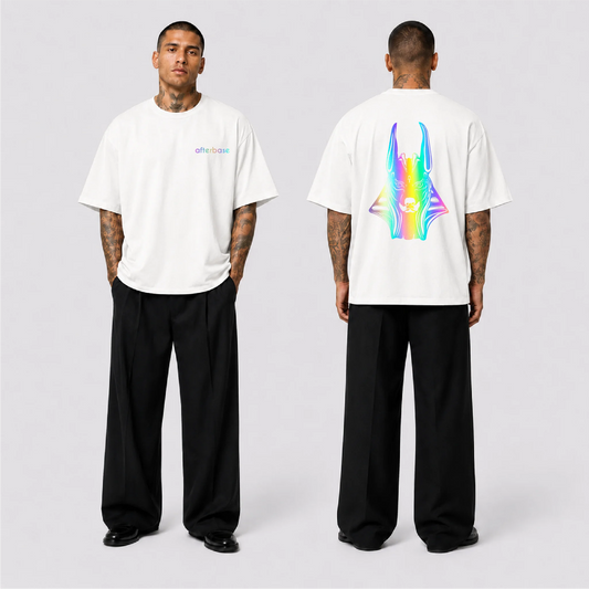 Anubis Reflektörlü Oversize Unisex Tişört