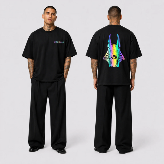 Anubis Reflektörlü Oversize Unisex Tişört