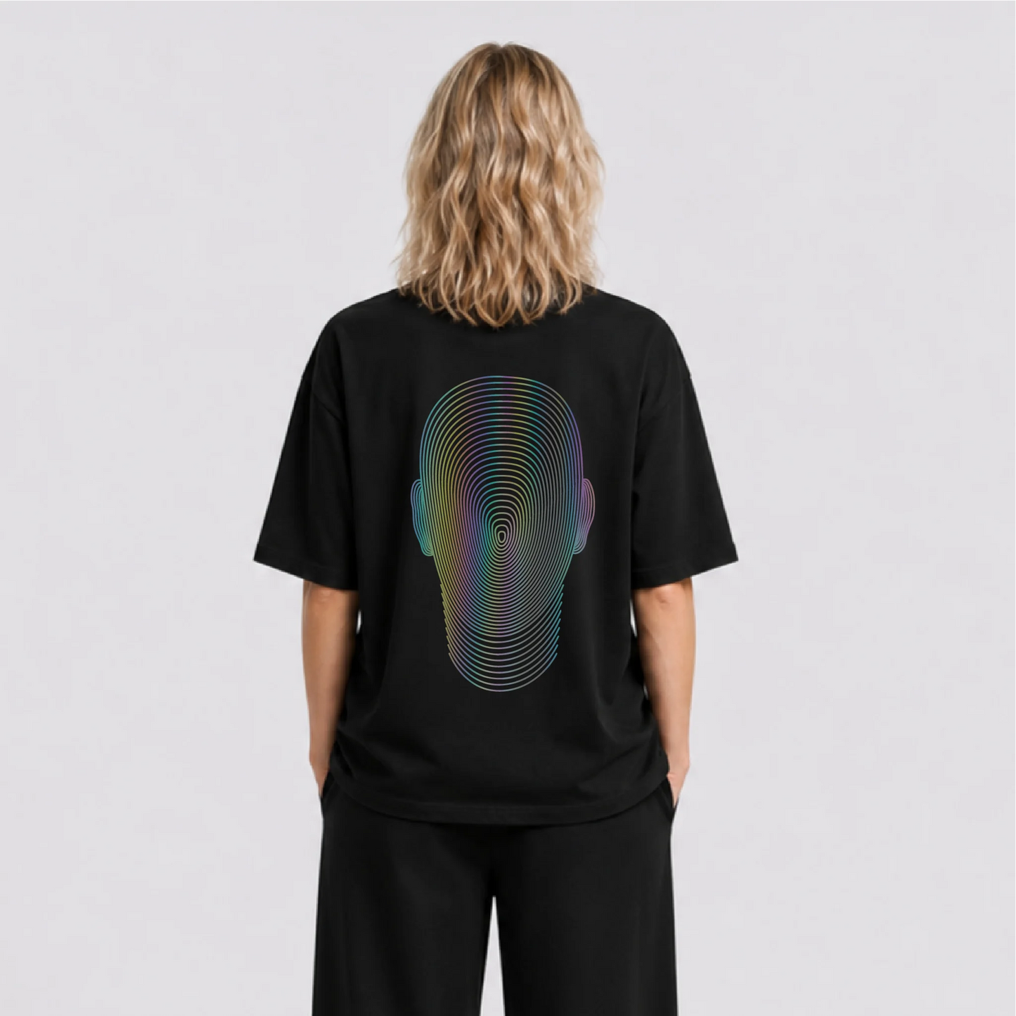 Dimension Reflektörlü Oversize Unisex Tişört