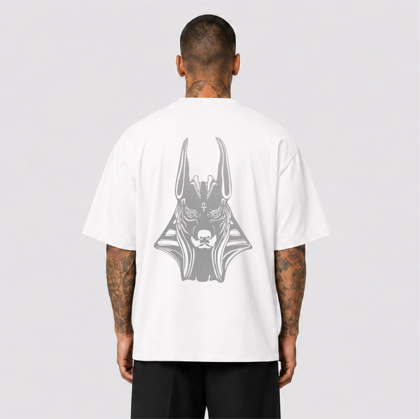 Anubis Reflektörlü Oversize Unisex Tişört