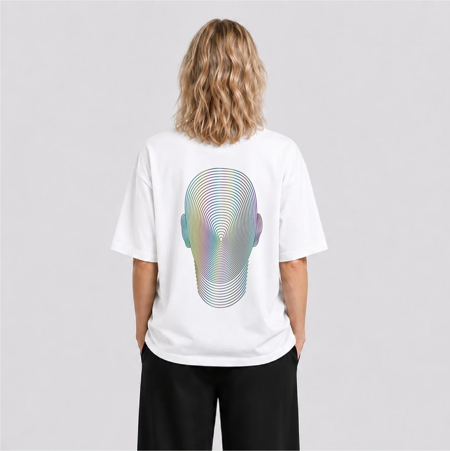 Dimension Reflektörlü Oversize Unisex Tişört