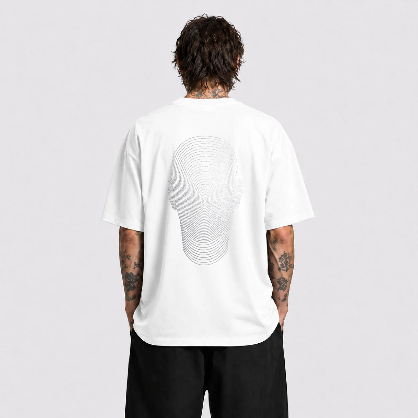 Dimension Reflektörlü Oversize Unisex Tişört