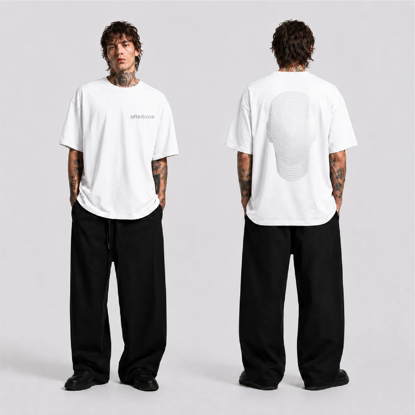 Dimension Reflektörlü Oversize Unisex Tişört
