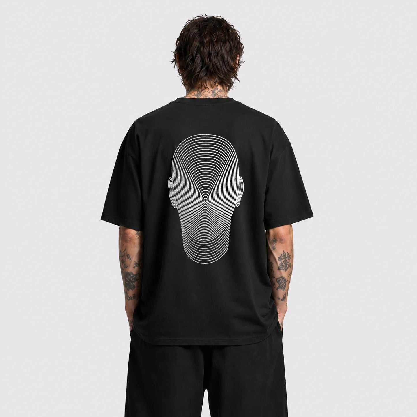 Dimension Reflektörlü Oversize Unisex Tişört