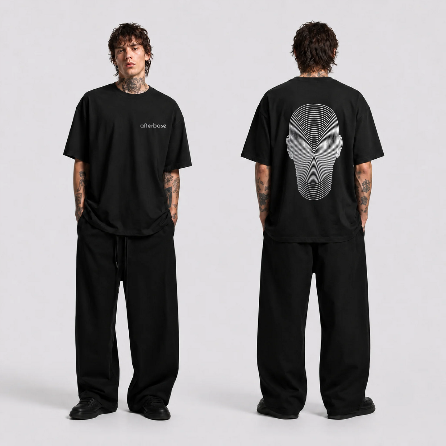 Dimension Reflektörlü Oversize Unisex Tişört
