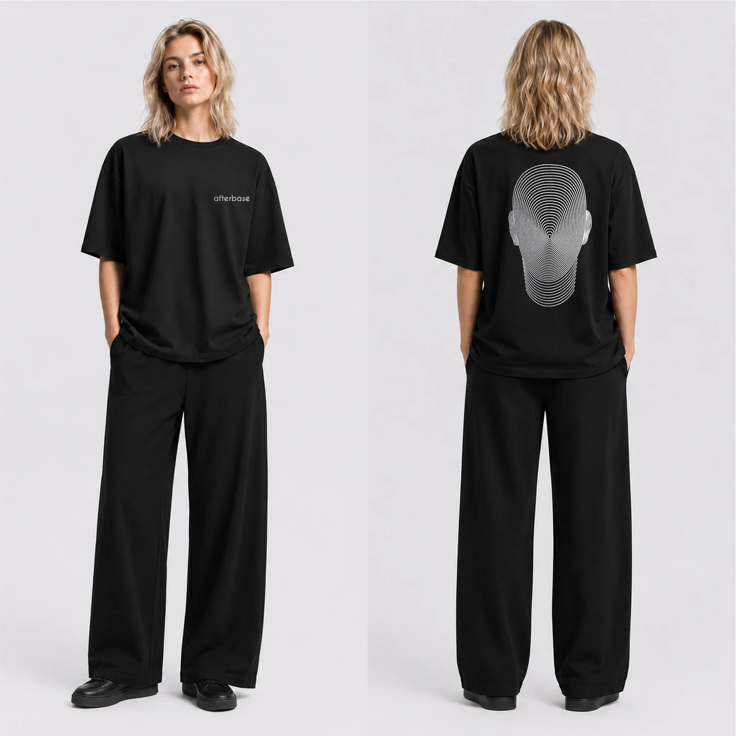 Dimension Reflektörlü Oversize Unisex Tişört