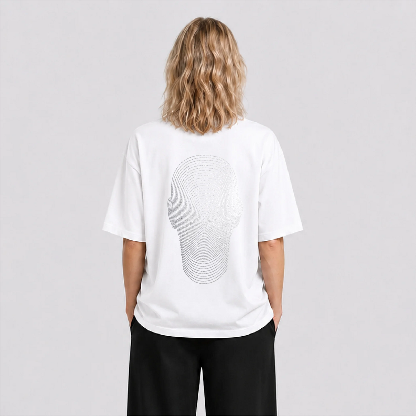 Dimension Reflektörlü Oversize Unisex Tişört