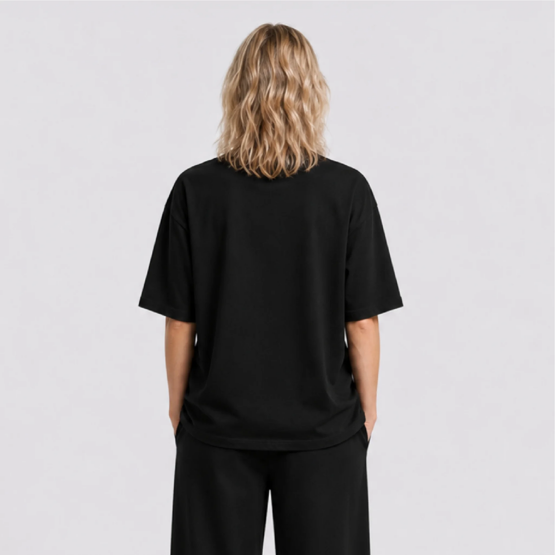 Afterbase No Fashion Today oversize tişört - kadın model