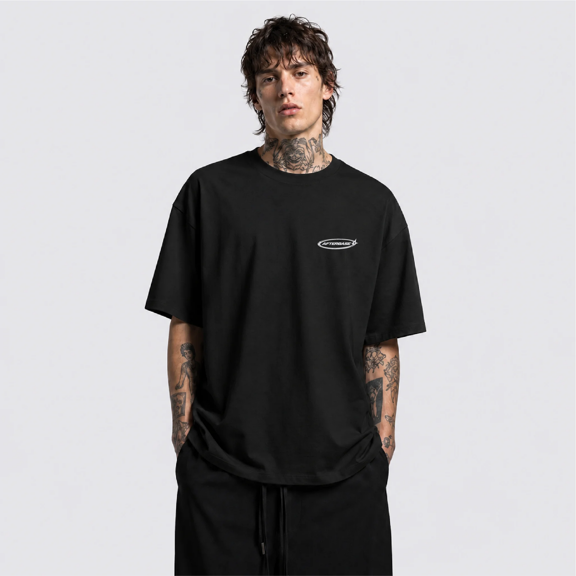 Afterbase Sorry Girls – I Am a DJ oversize tişört - erkek model