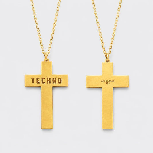 Techno Cross Kolye - Afterbase